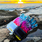 West Coast HELIX ™ Aloha White Goalkeeper Gloves