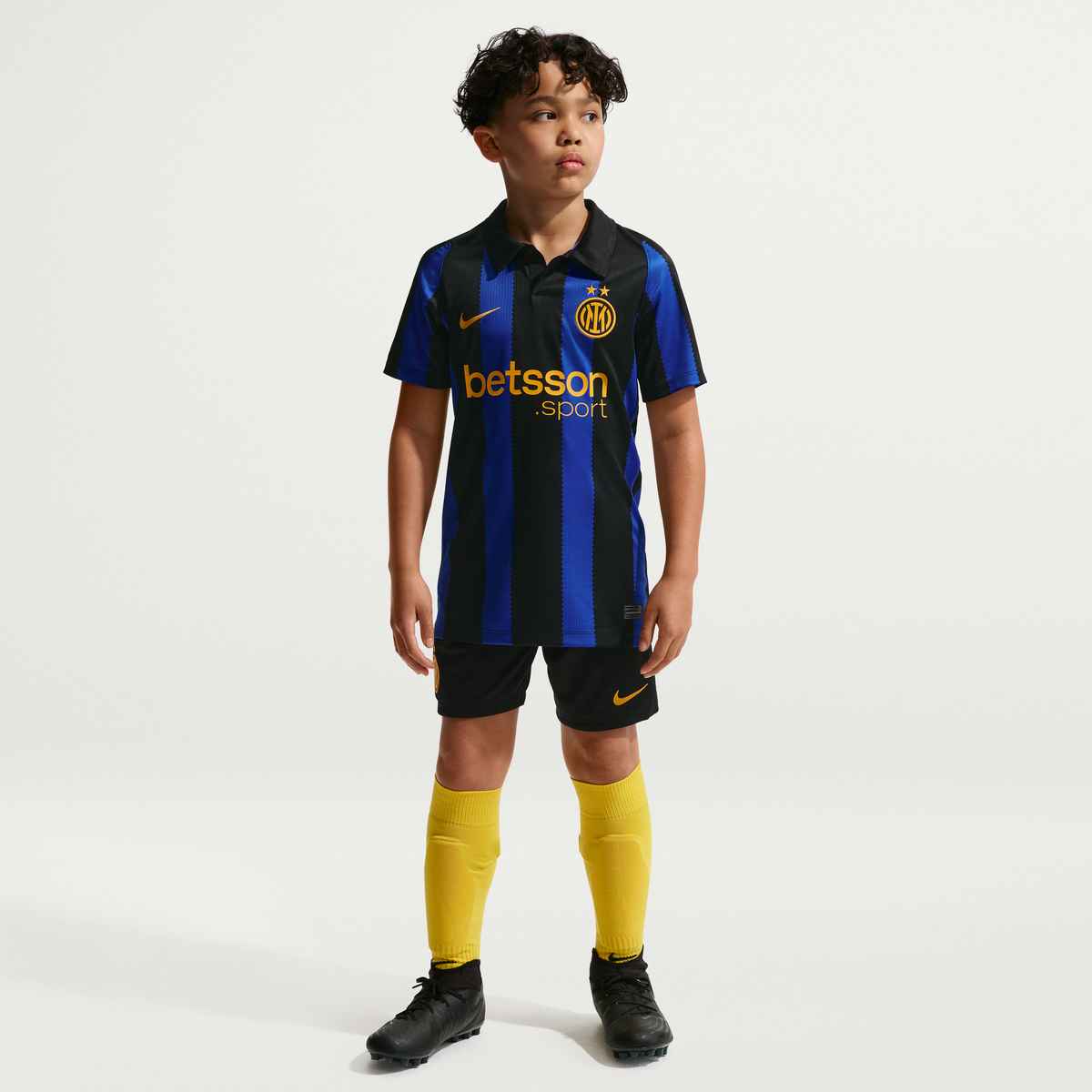 Inter Milan 2026/27 Stadium Home Big Kids' Nike Dri-FIT Soccer Replica Jersey