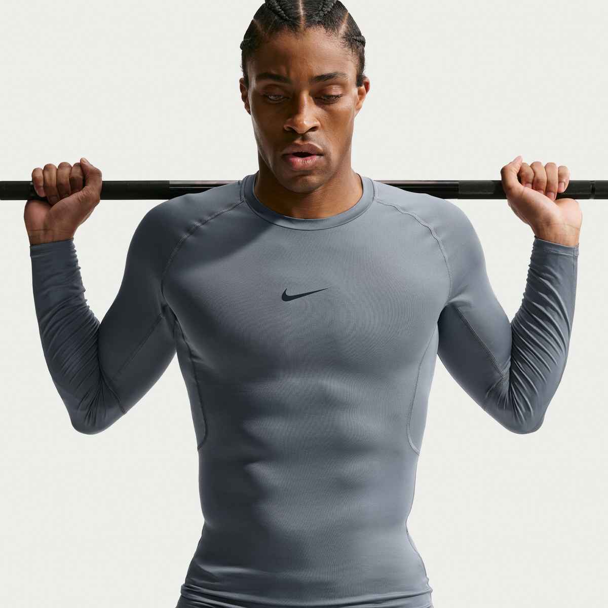 Nike Pro Men's Dri-FIT Tight Long-Sleeve Fitness Top