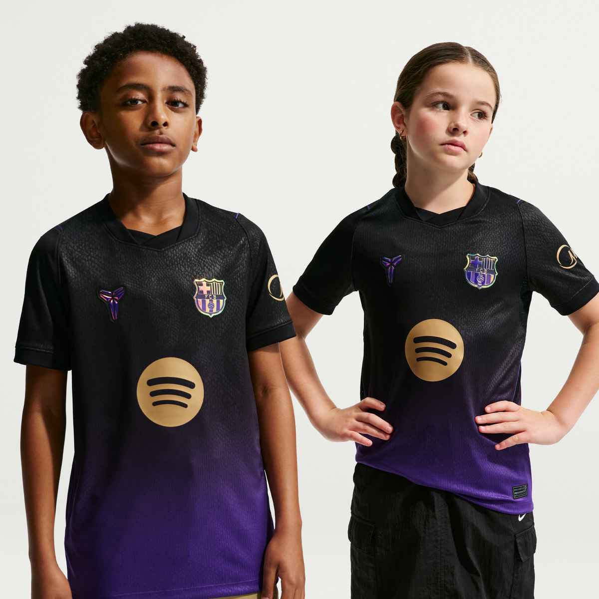 FC Barcelona 2026/27 Stadium Away Big Kids' Kobe Nike Dri-FIT Soccer Replica Jersey