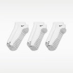Nike Everyday Max Cushioned Training No-Show Socks (3 Pairs)