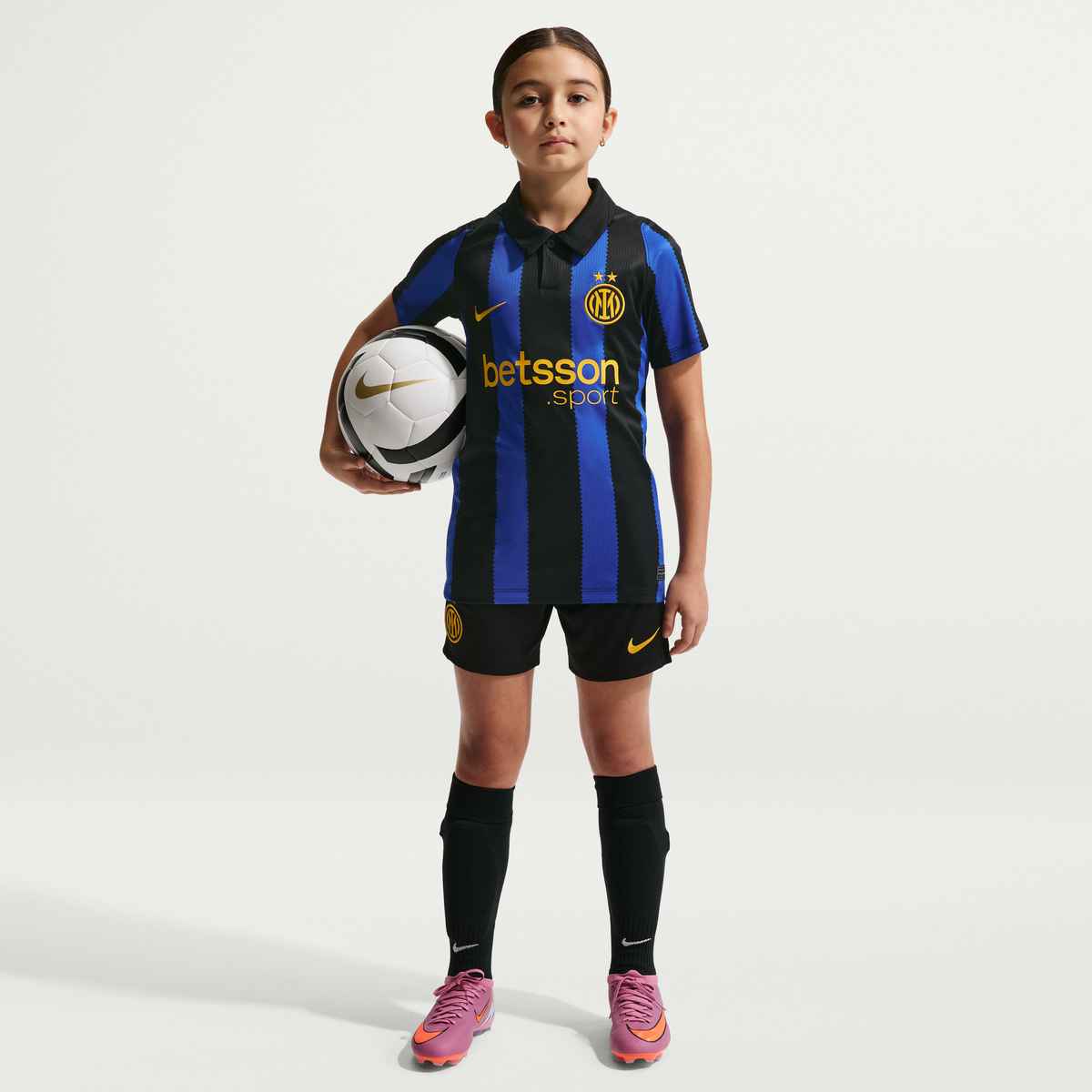 Inter Milan 2026/27 Stadium Home Big Kids' Nike Dri-FIT Soccer Replica Jersey