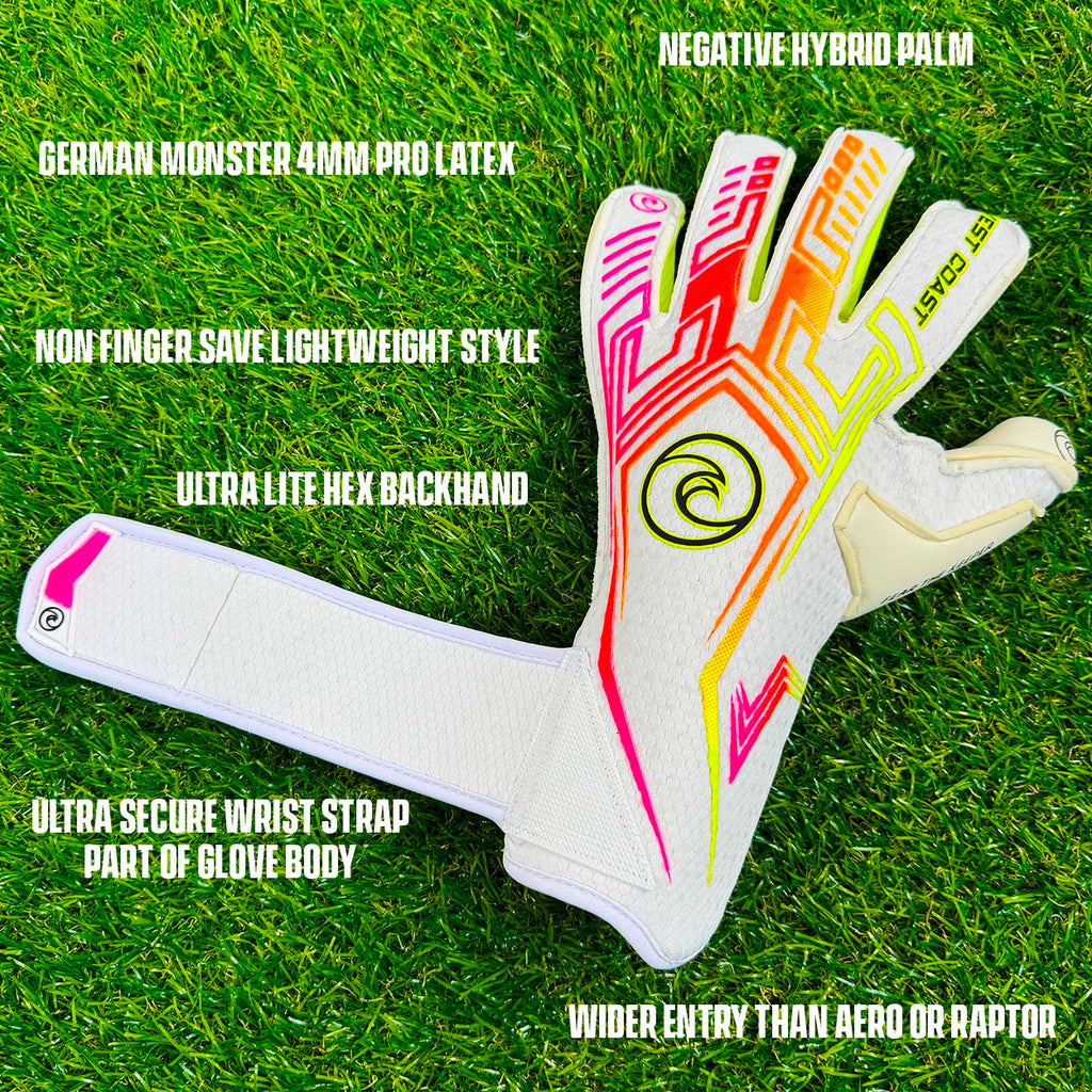 West Coast Shockwave ™ Sunset Goalkeeper Gloves