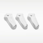 Nike Everyday Max Cushioned Training No-Show Socks (3 Pairs)