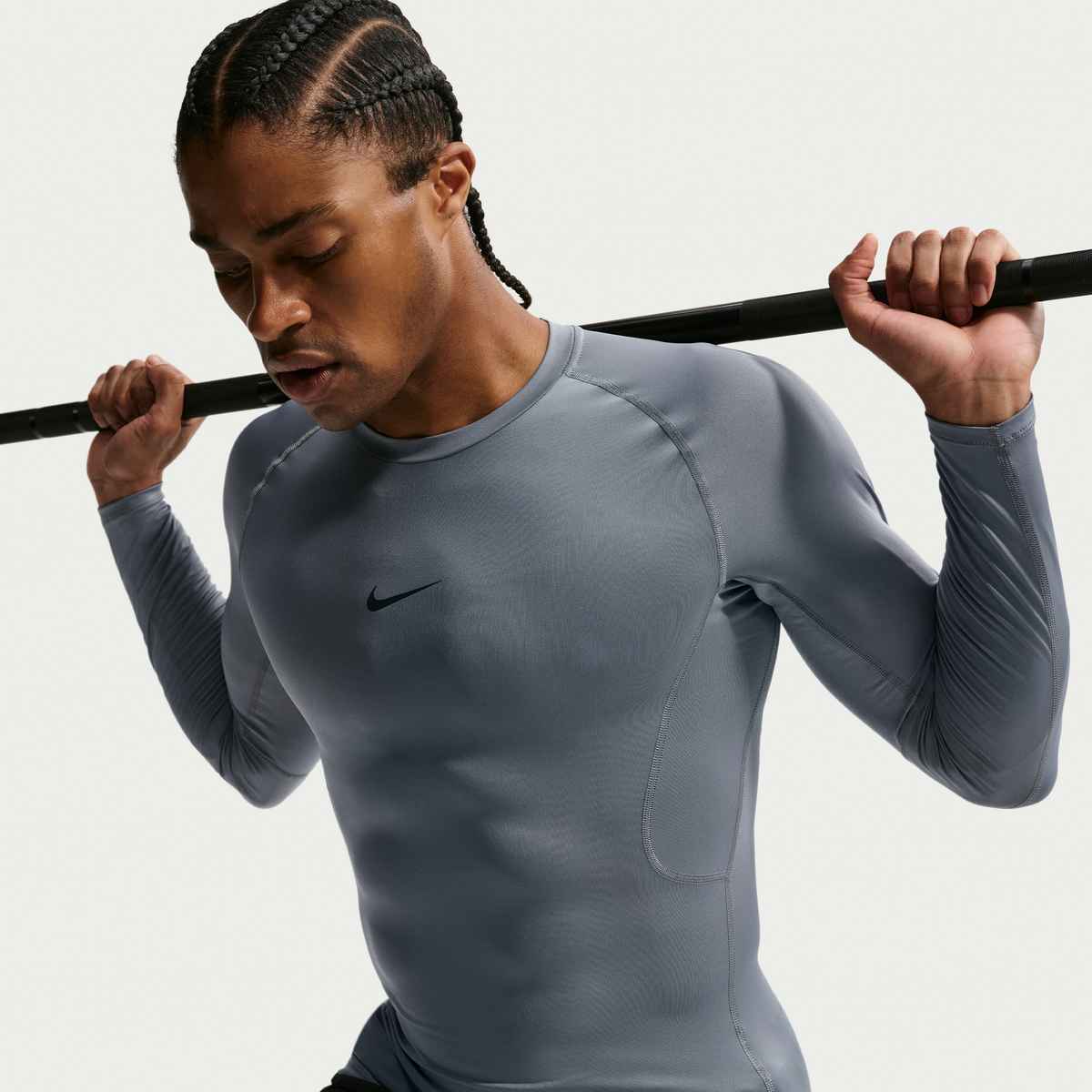 Nike Pro Men's Dri-FIT Tight Long-Sleeve Fitness Top