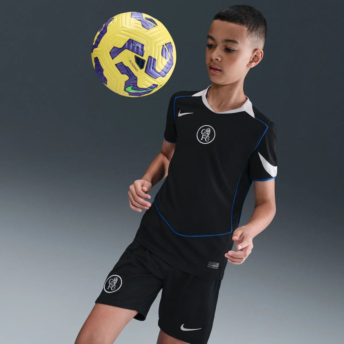 Chelsea FC 2025/26 Stadium Third Big Kids' Nike Dri-FIT Soccer Replica Jersey