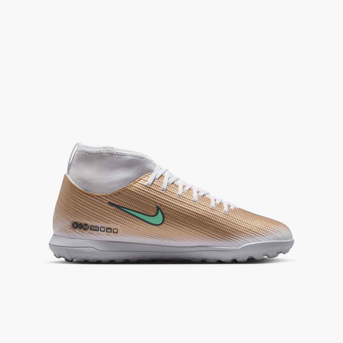 Kylian Mbappé Nike Jr. Mercurial Superfly 11 Club Big Kids' Turf High-Top Soccer Shoes