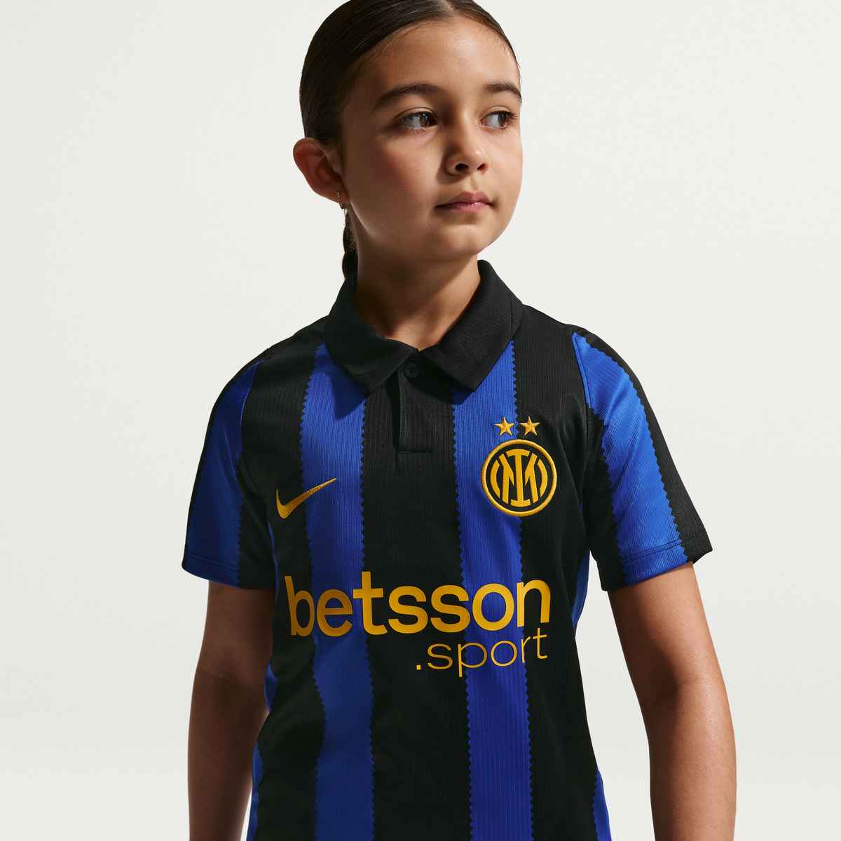 Inter Milan 2026/27 Stadium Home Big Kids' Nike Dri-FIT Soccer Replica Jersey