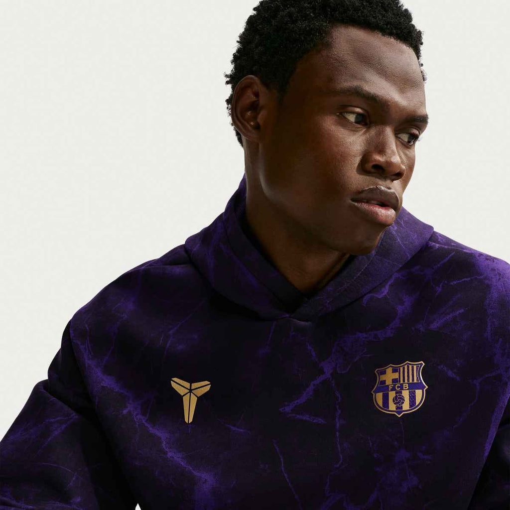 FC Barcelona Away Men's Kobe Football Pullover Hoodie