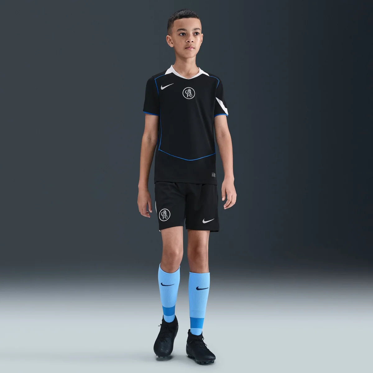 Chelsea FC 2025/26 Stadium Third Big Kids' Nike Dri-FIT Soccer Replica Jersey