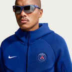 Paris Saint-Germain Tech Fleece Windrunner Men's Nike Soccer Full-Zip Hoodie