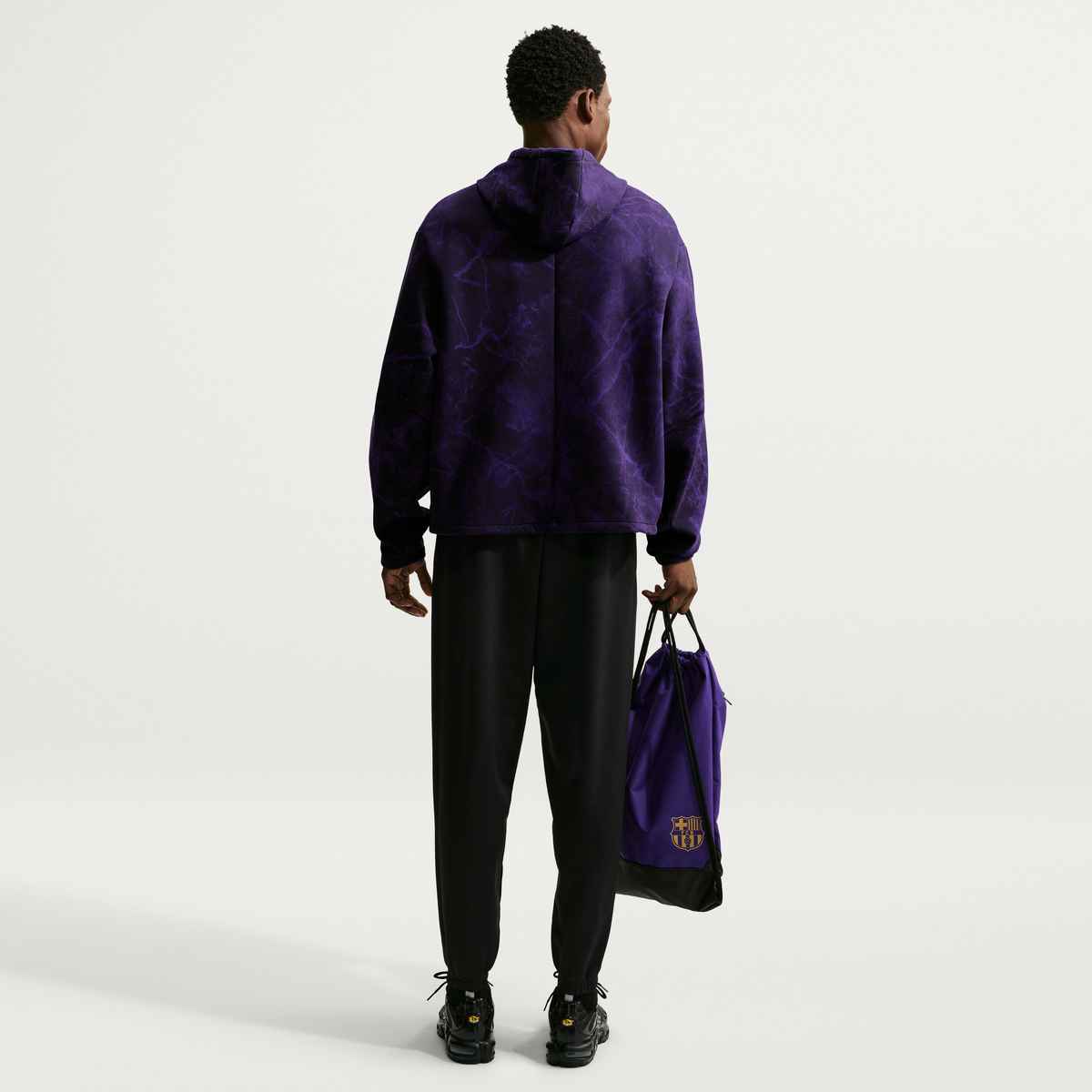 FC Barcelona Away Men's Kobe Football Pullover Hoodie