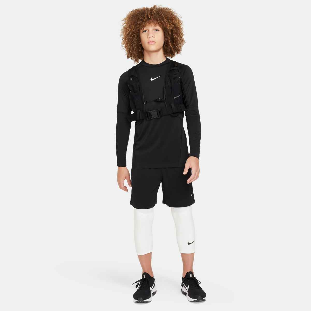 Nike Pro Older Kids' (Boys') Dri-FIT Long-Sleeve Top
