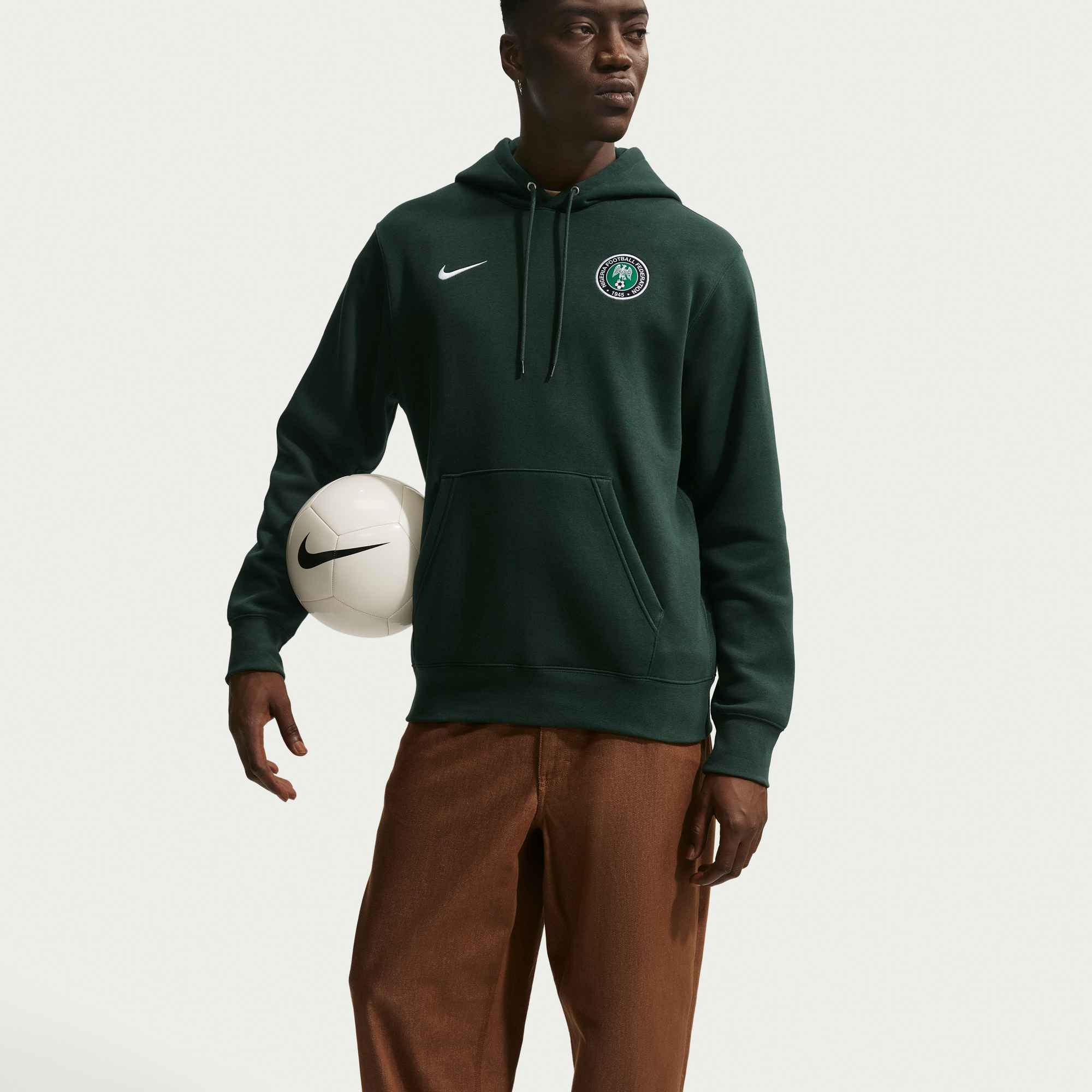 Nigeria Club Men's Nike Soccer Pullover Hoodie