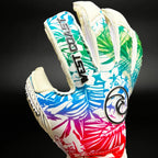 West Coast HELIX ™ Aloha White Goalkeeper Gloves