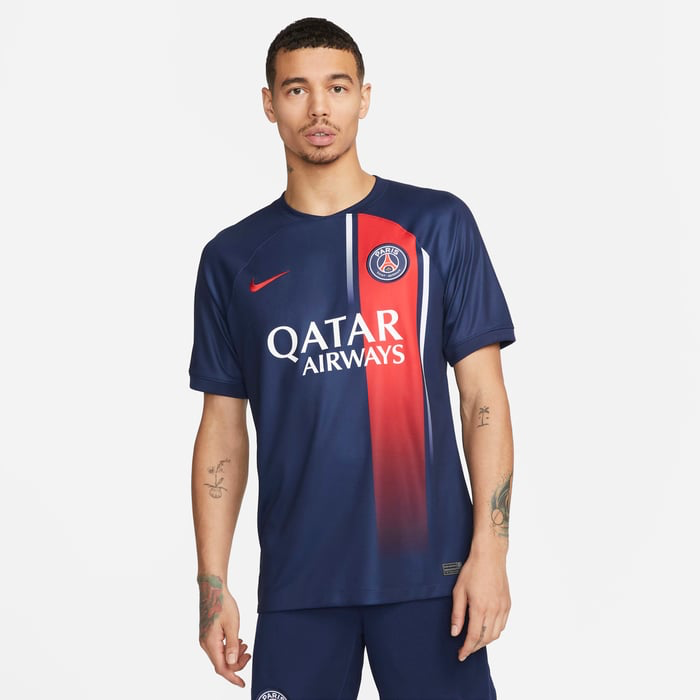 Paris Saint-Germain 2023/24 Stadium Home Men's Nike Dri-FIT Soccer Replica Jersey