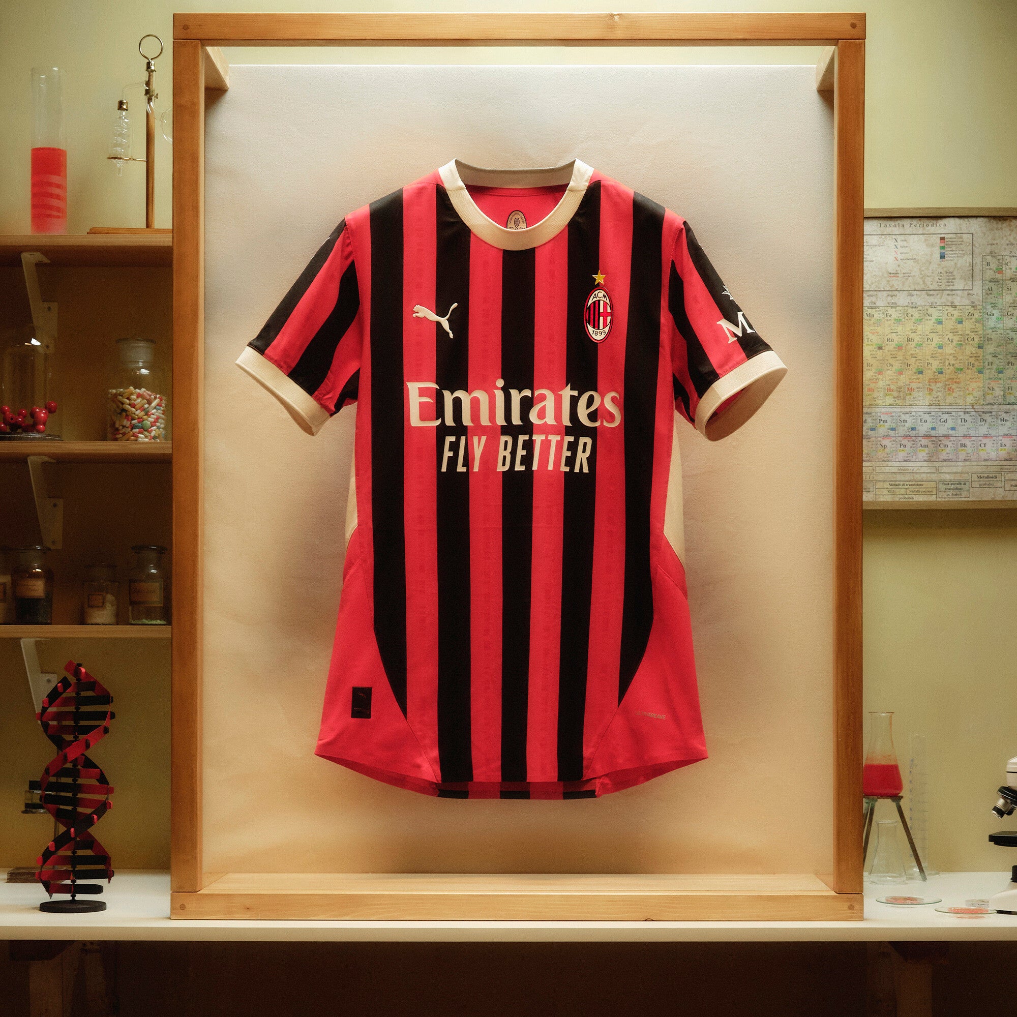 PUMA AC Milan 2024/25 Authentic Home Men's Soccer Jersey
