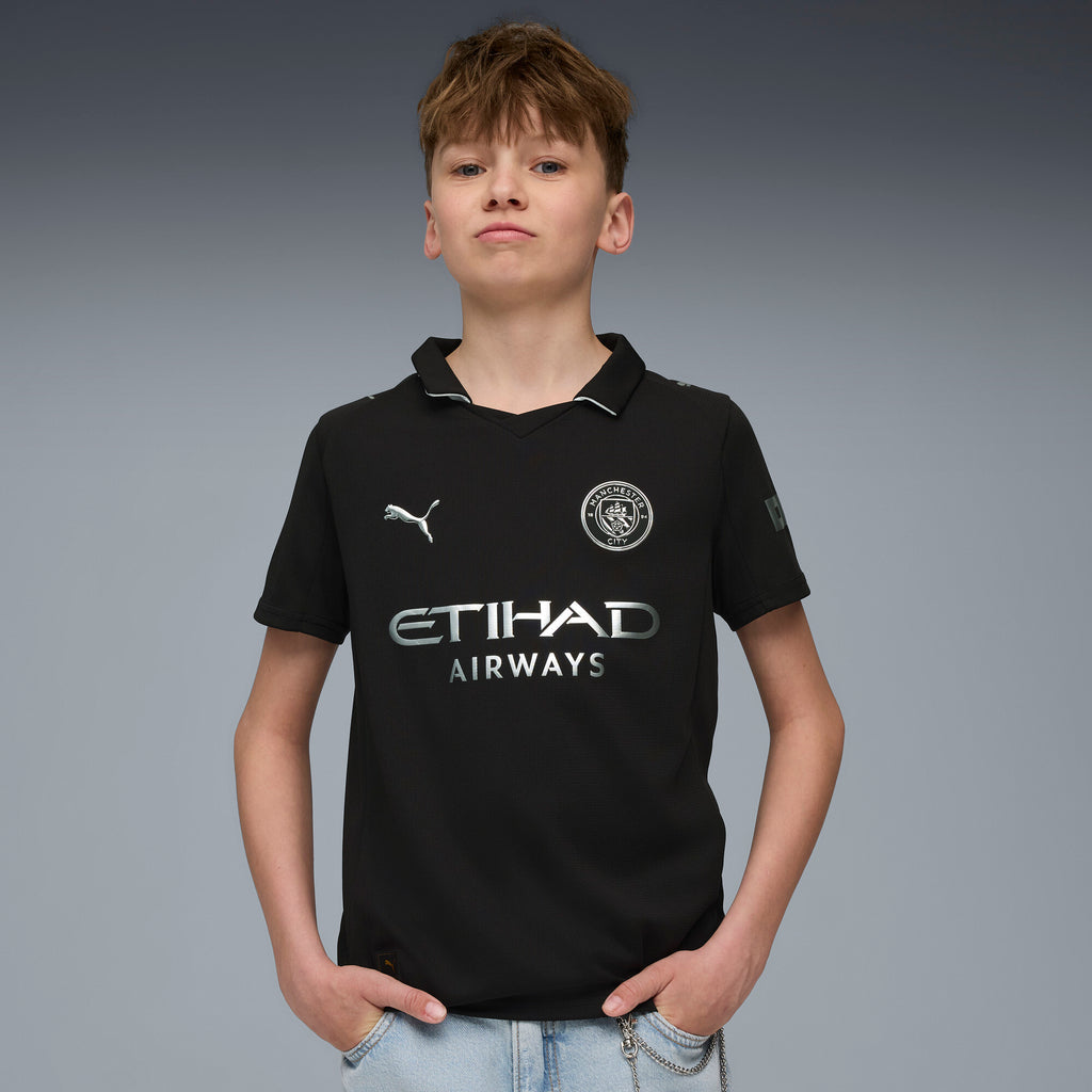 PUMA Manchester City 25/26 Away Replica Big Kids' Soccer Jersey