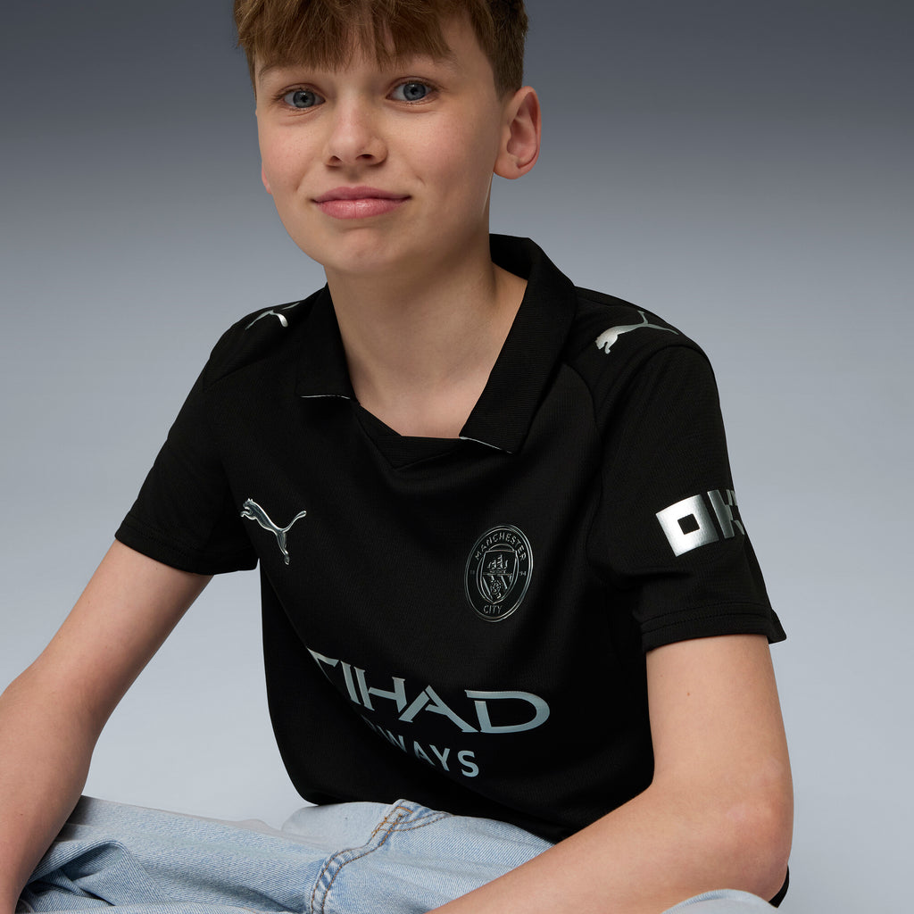 PUMA Manchester City 25/26 Away Replica Big Kids' Soccer Jersey
