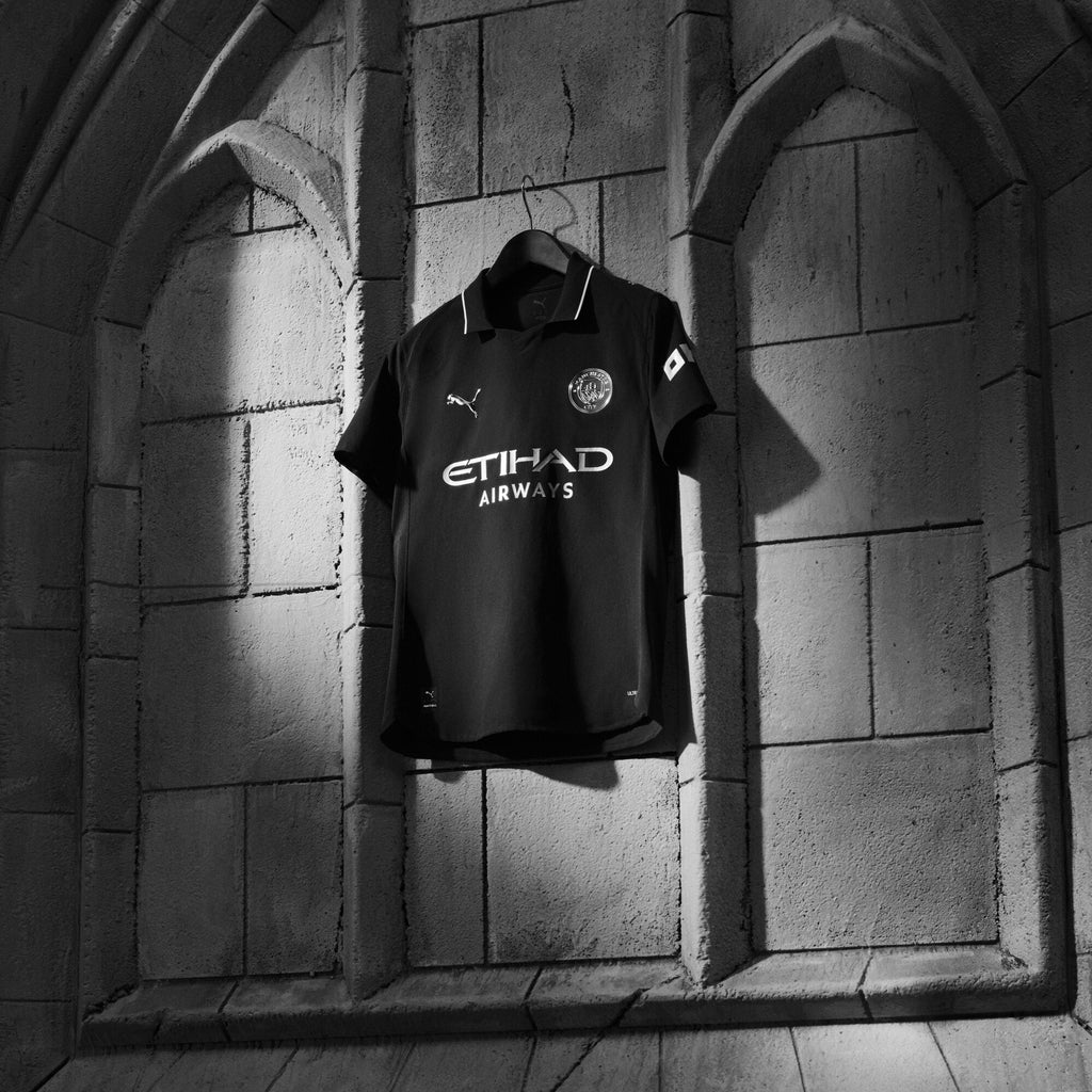PUMA Manchester City 25/26 Away Replica Big Kids' Soccer Jersey