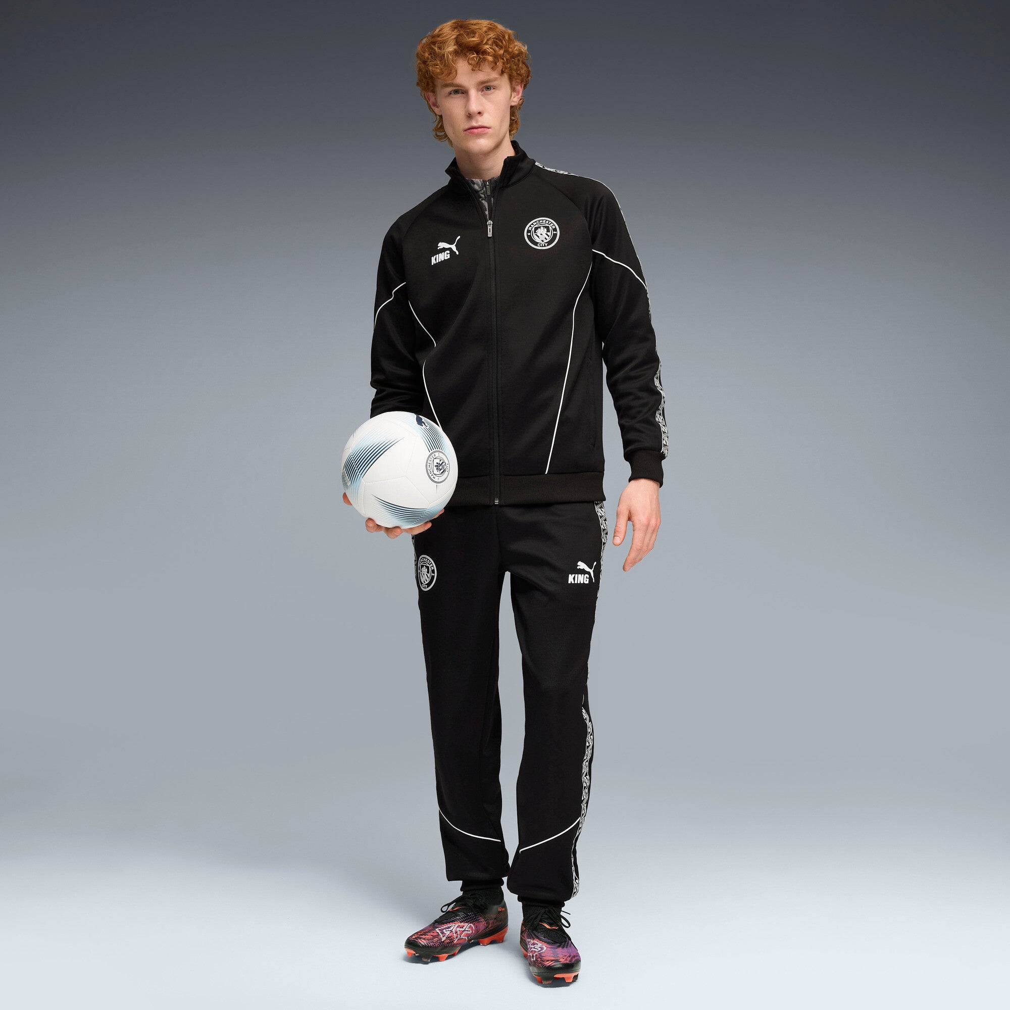 PUMA Manchester City KING Anthem Men's Soccer Jacket