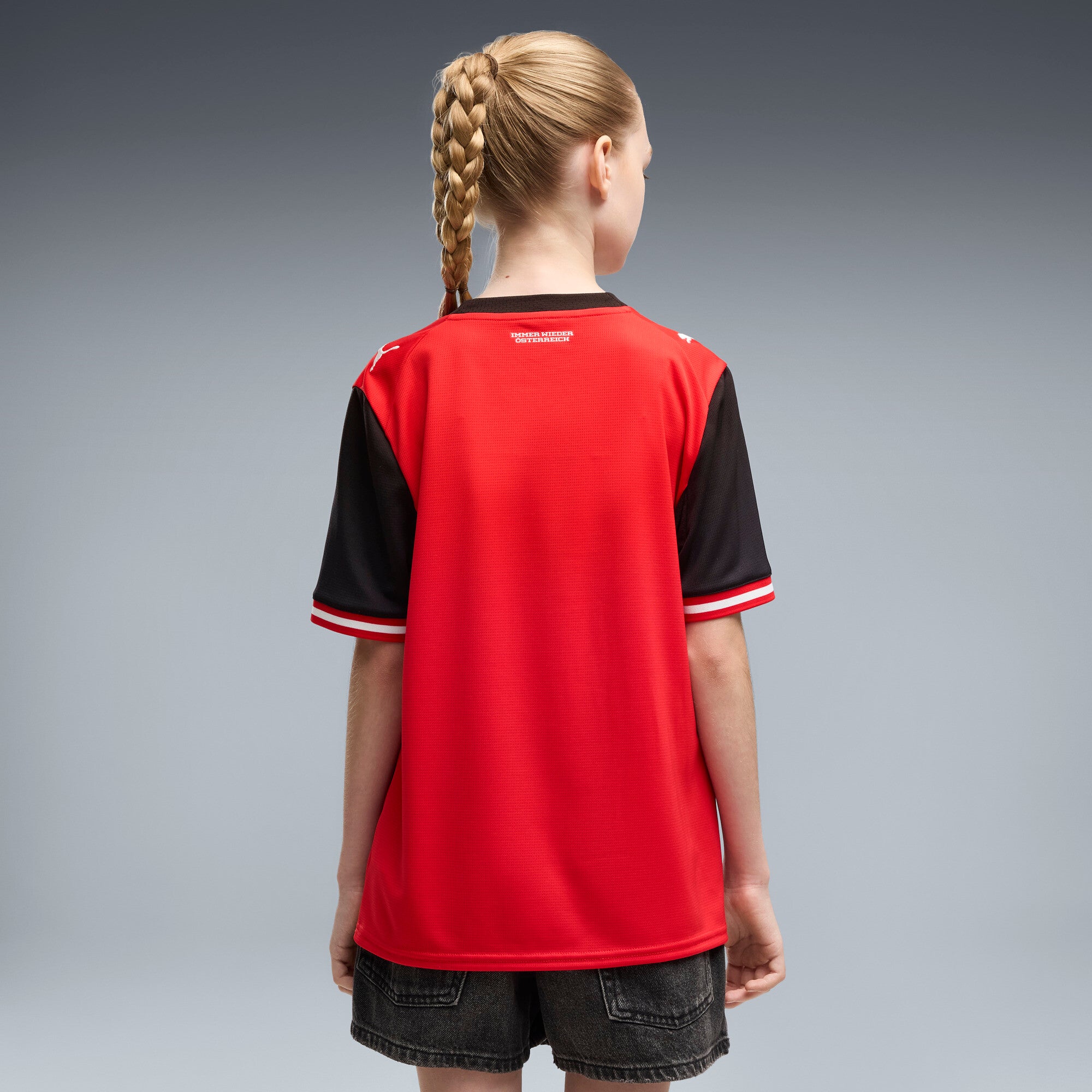 PUMA Austria Home Big Kids' Soccer Jersey