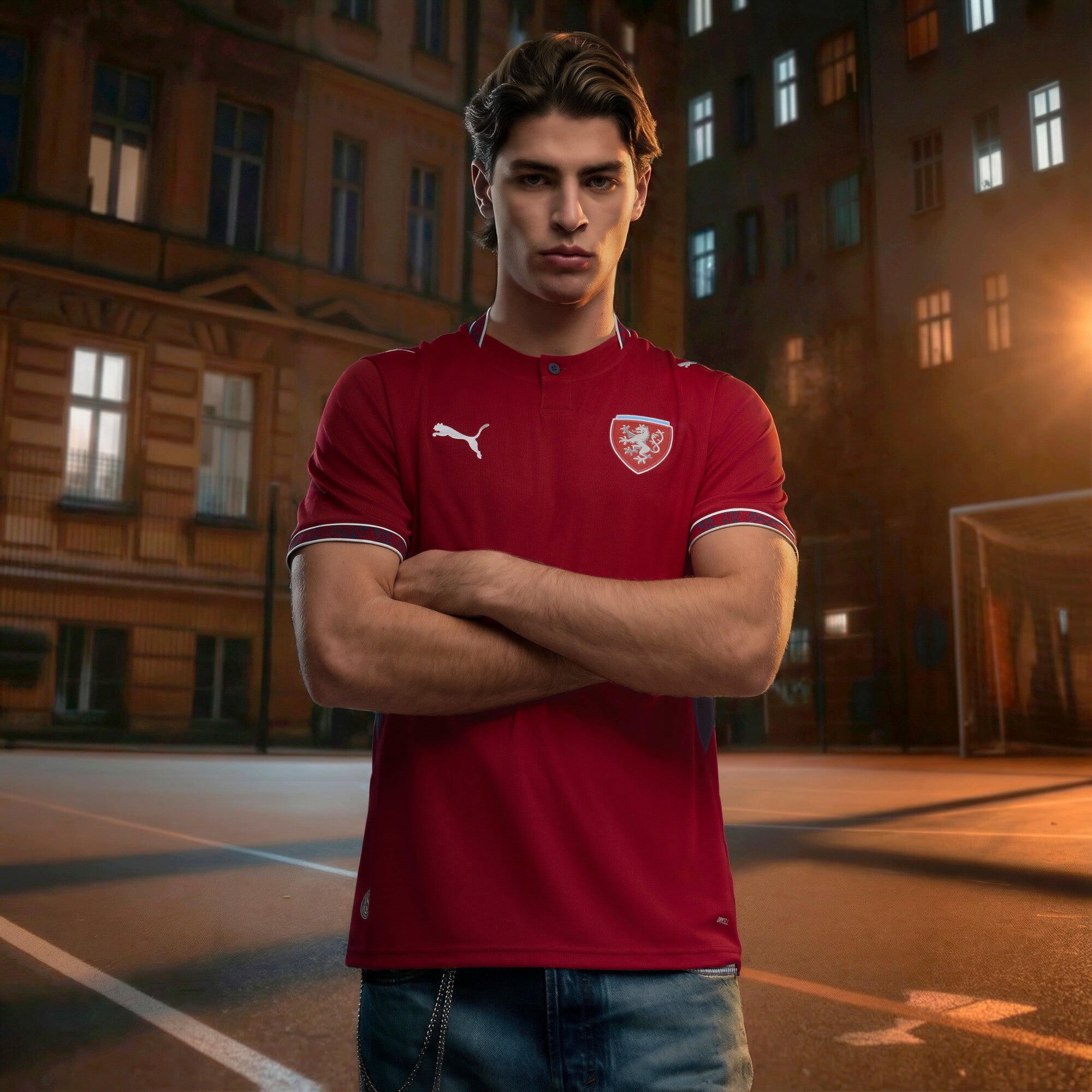 PUMA Czechia 2026 Home Men's Soccer Jersey