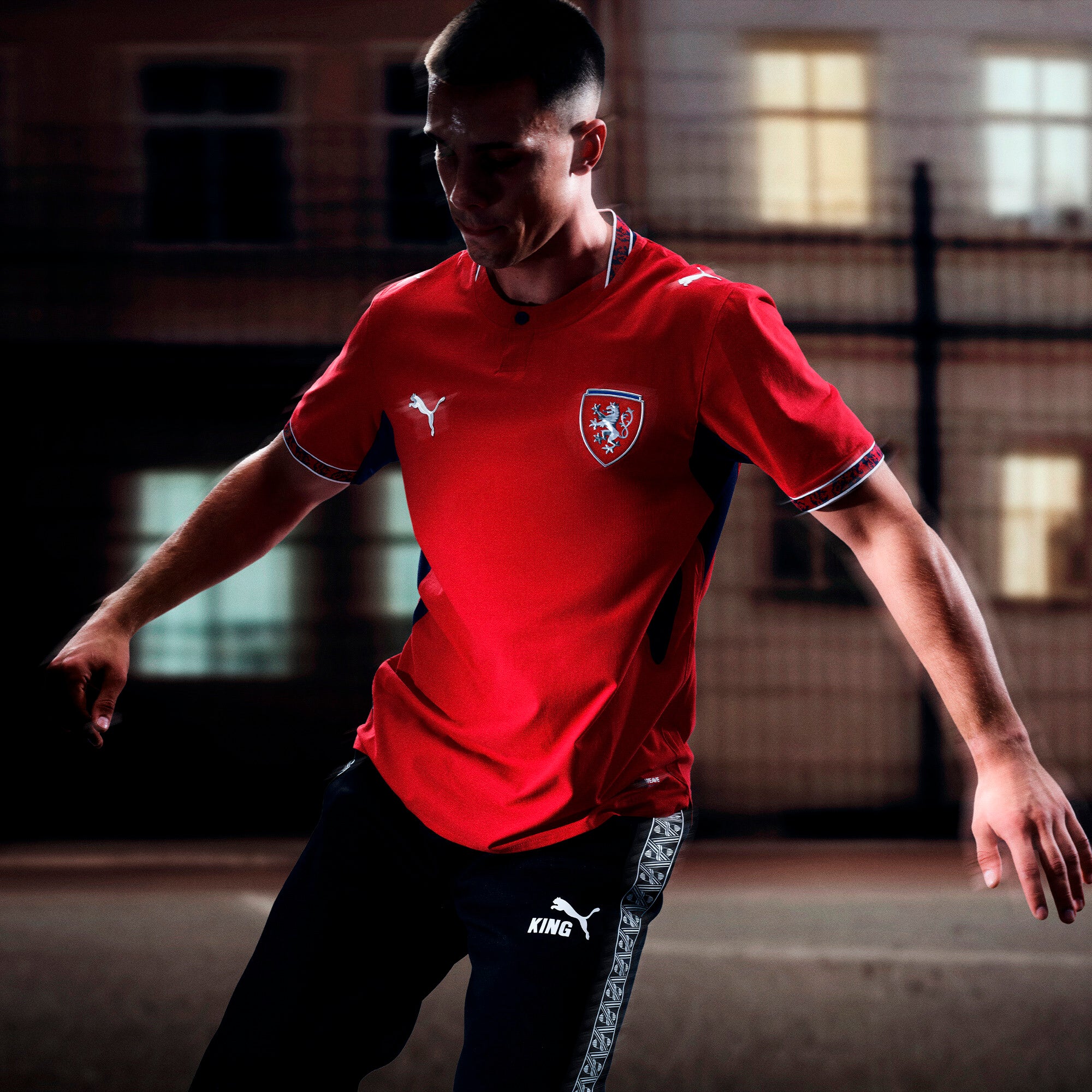 PUMA Czechia 2026 Home Men's Soccer Jersey