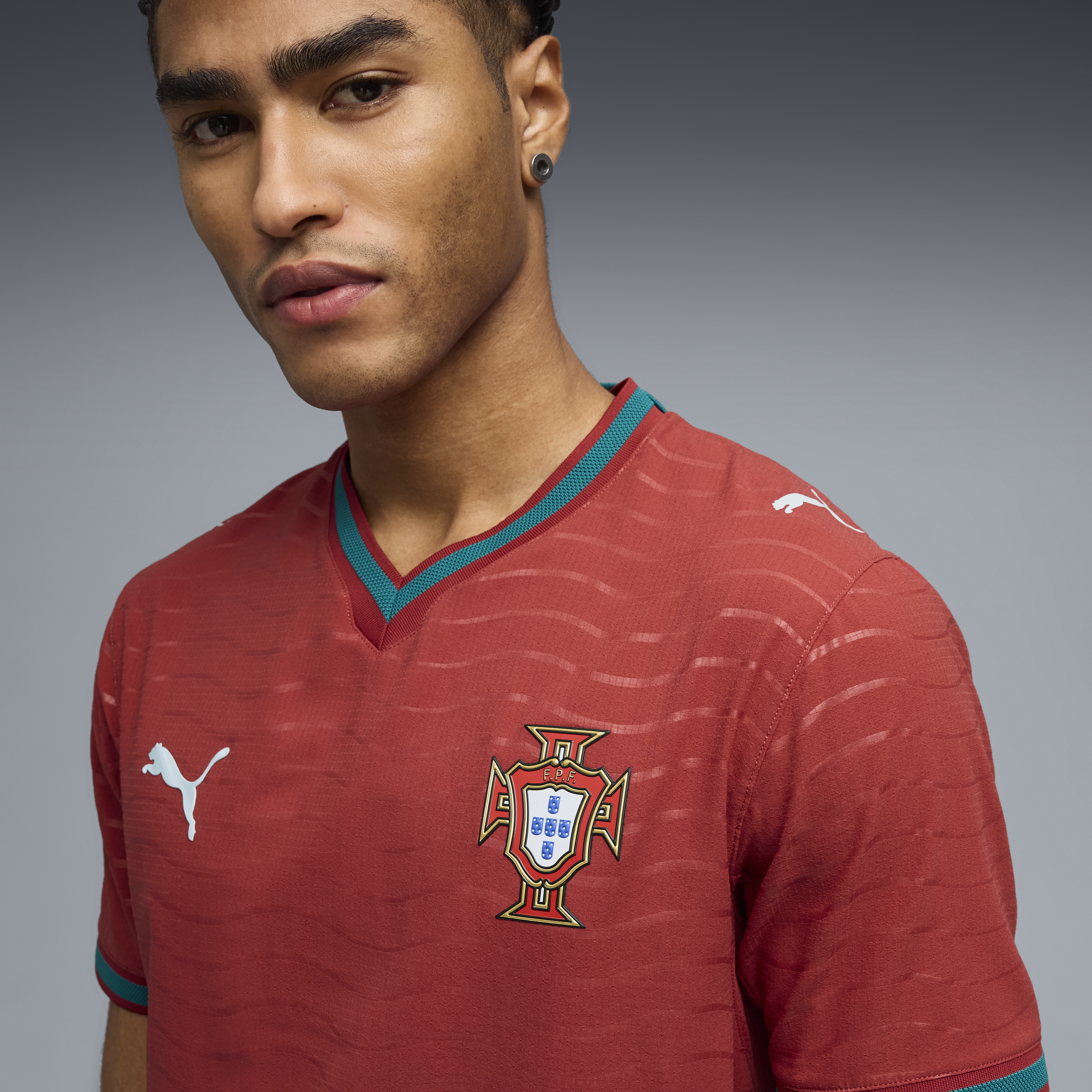 PUMA Portugal 2026 Authentic Home Men's Soccer Jersey