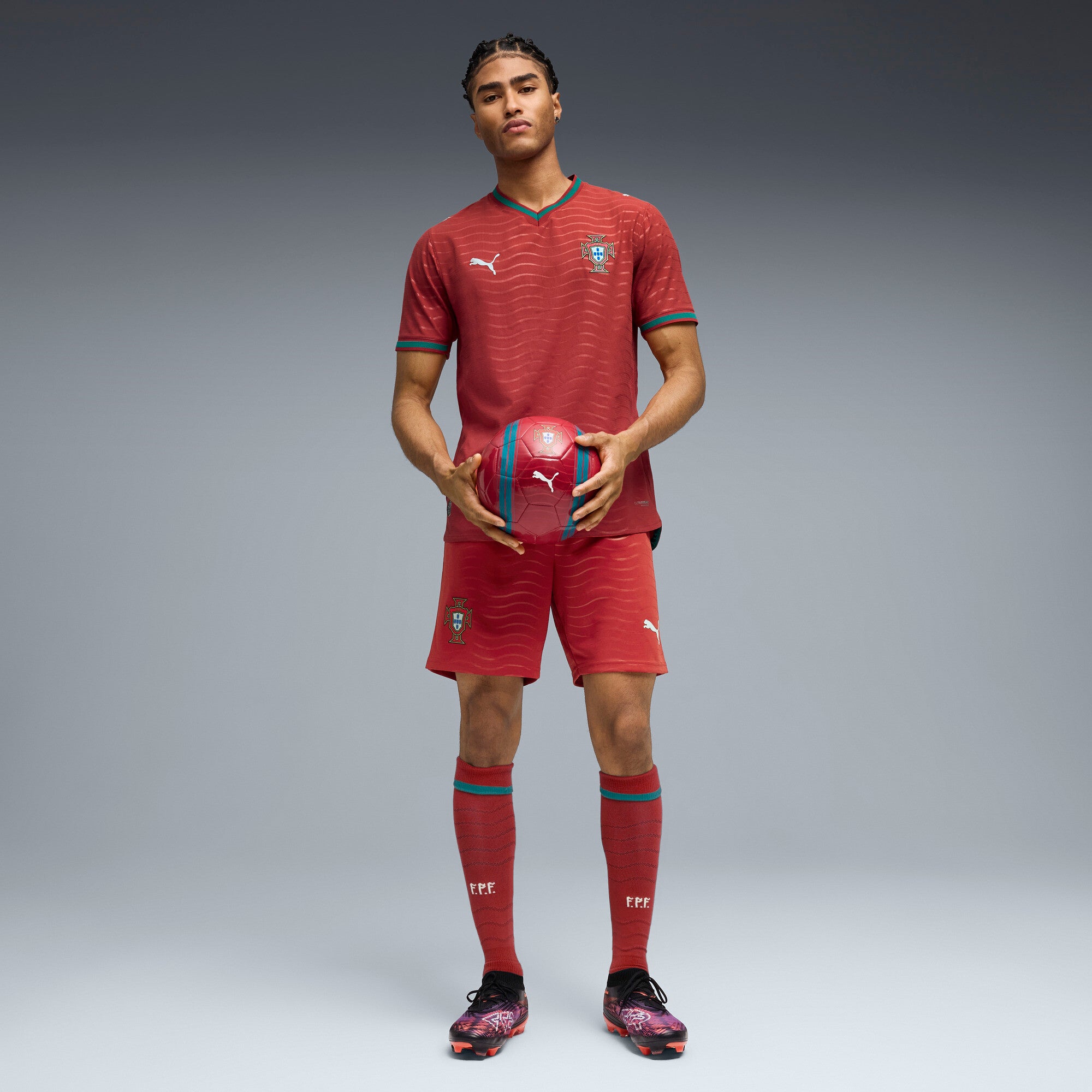 PUMA Portugal 26 Authentic Home Men's Soccer Jersey