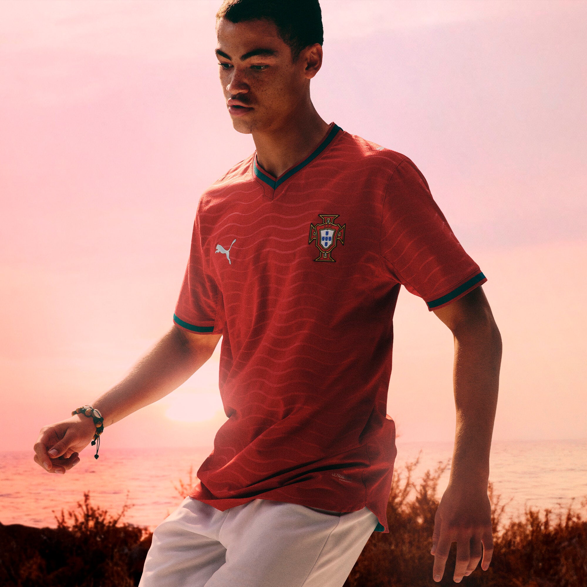 PUMA Portugal 26 Authentic Home Men's Soccer Jersey