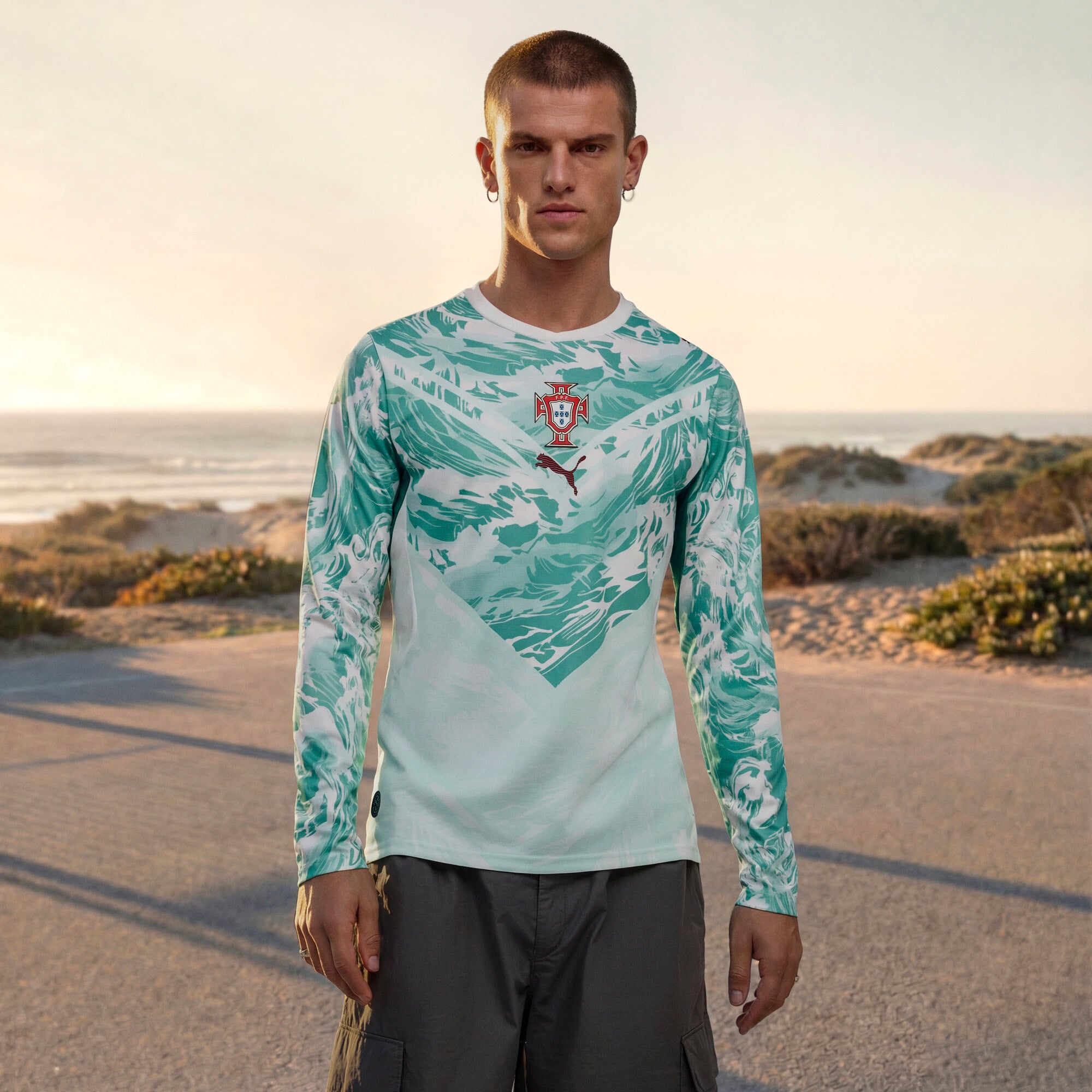 PUMA Portugal 2026 Away Men's Long Sleeve Soccer Jersey