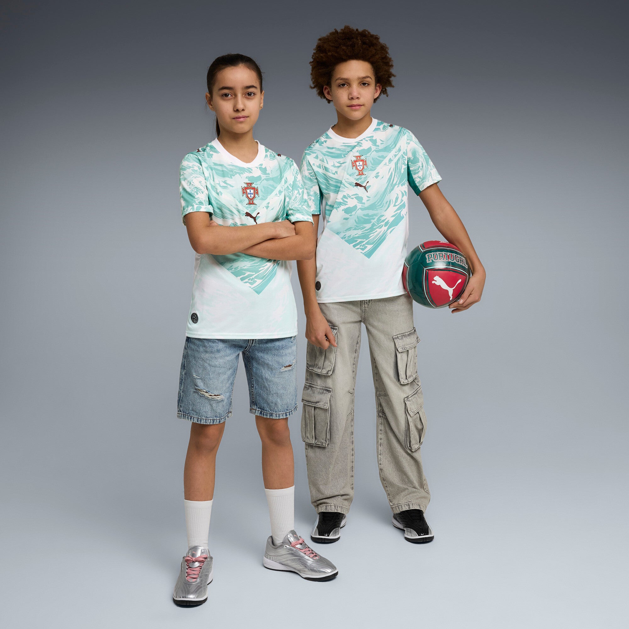 PUMA Portugal 2026 Away Replica Big Kids' Soccer Jersey