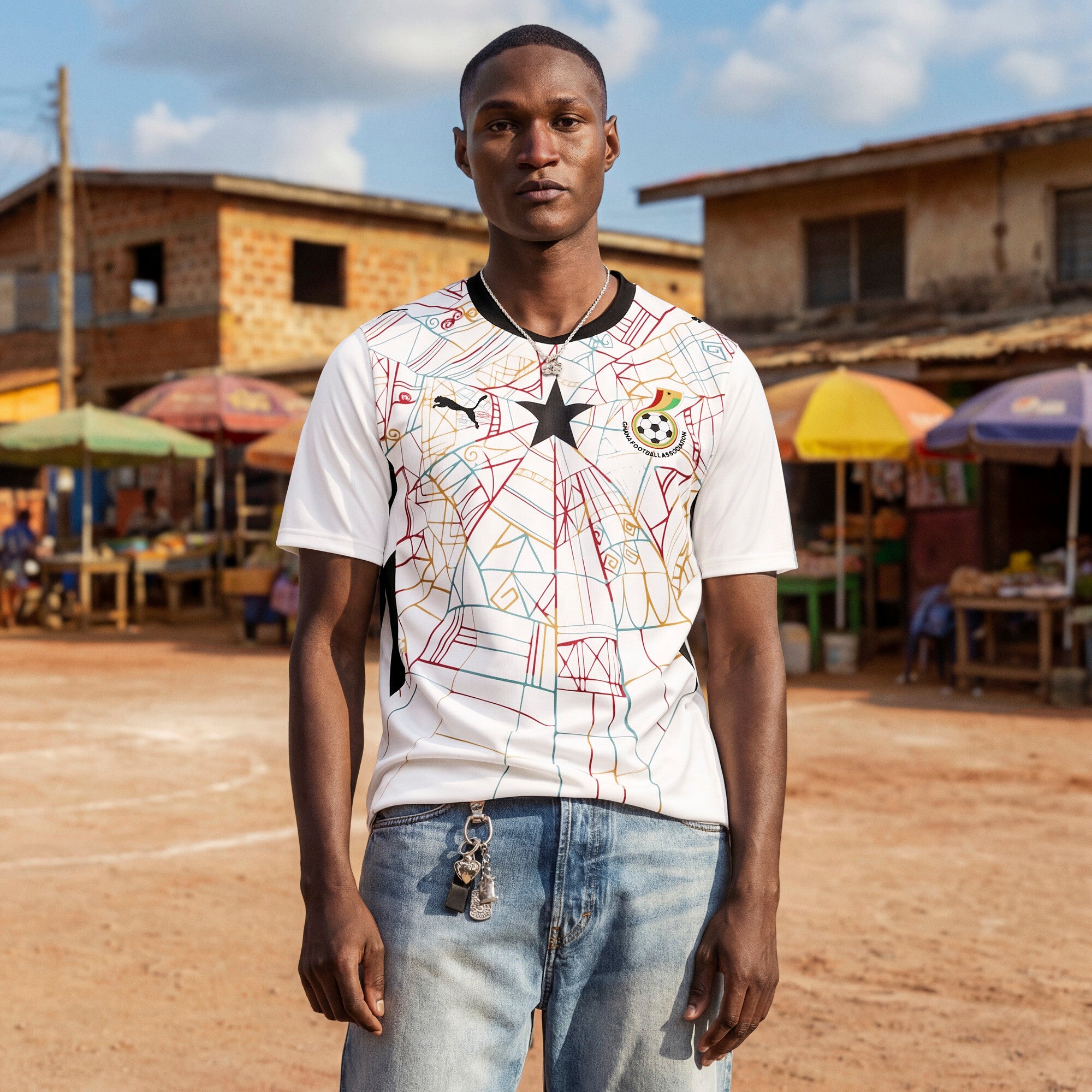 PUMA Ghana 2026 Home Men's Soccer Jersey