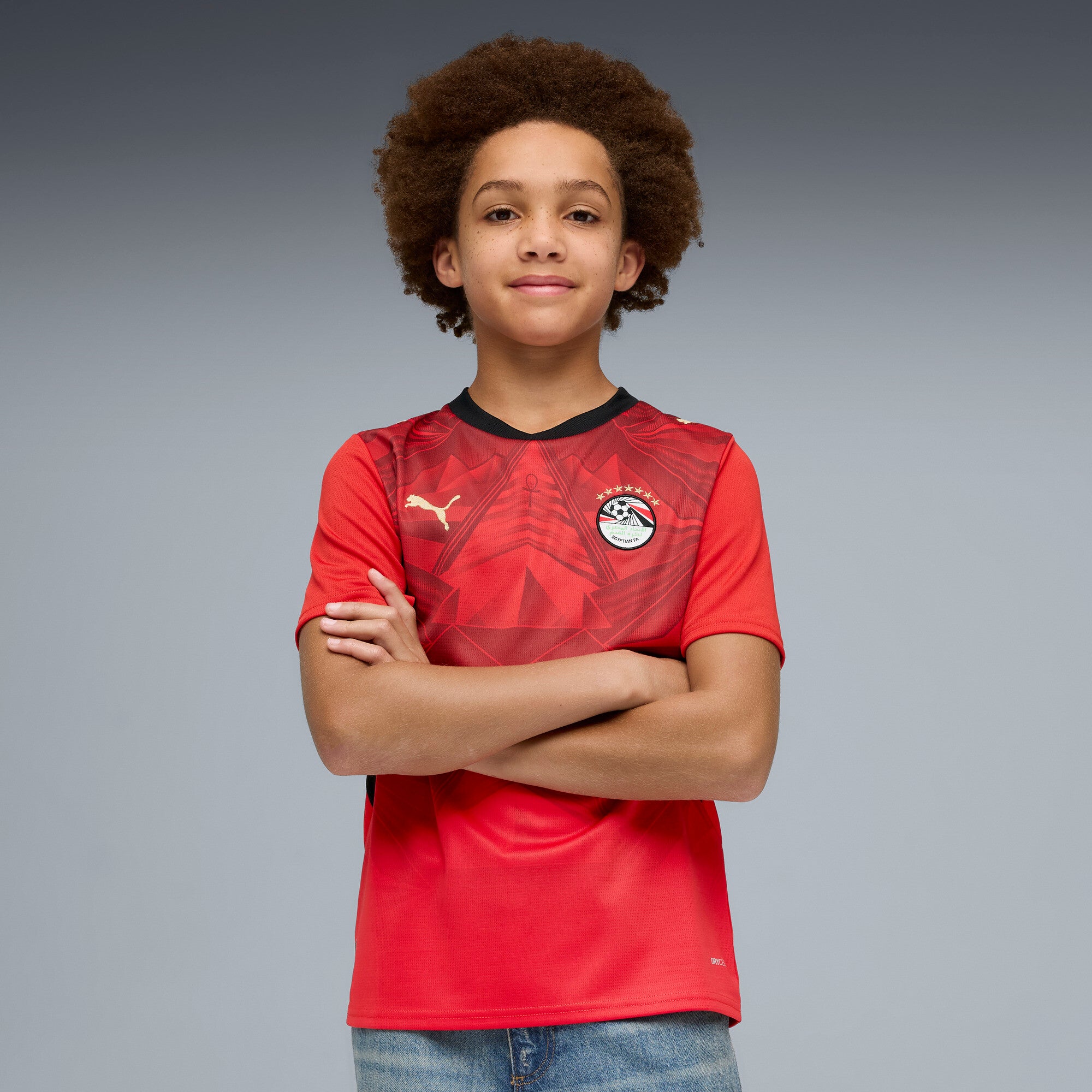 PUMA Egypt 26 Home Big Kids' Soccer Jersey