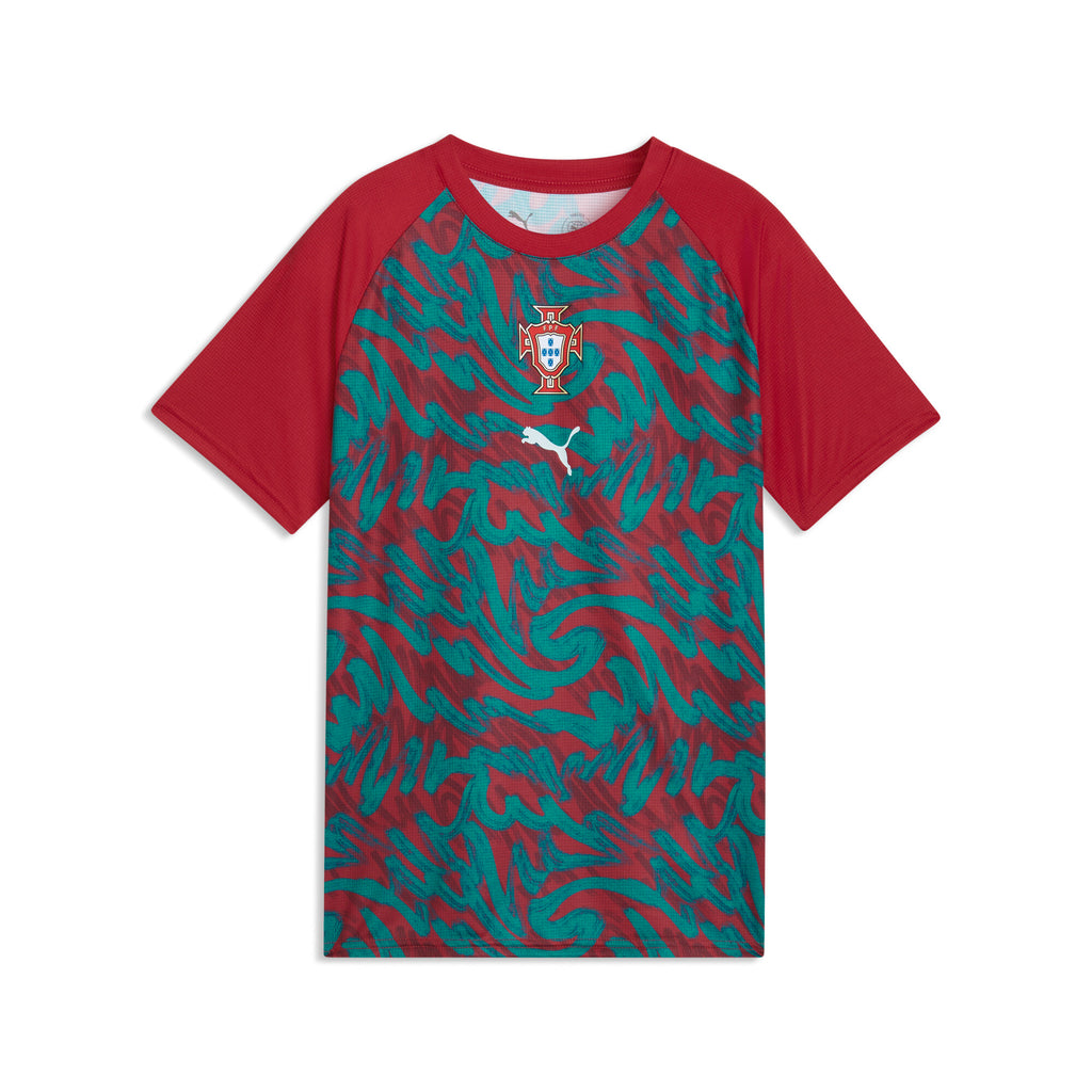 PUMA Portugal 2026 Big Kids' Warm Up Jersey