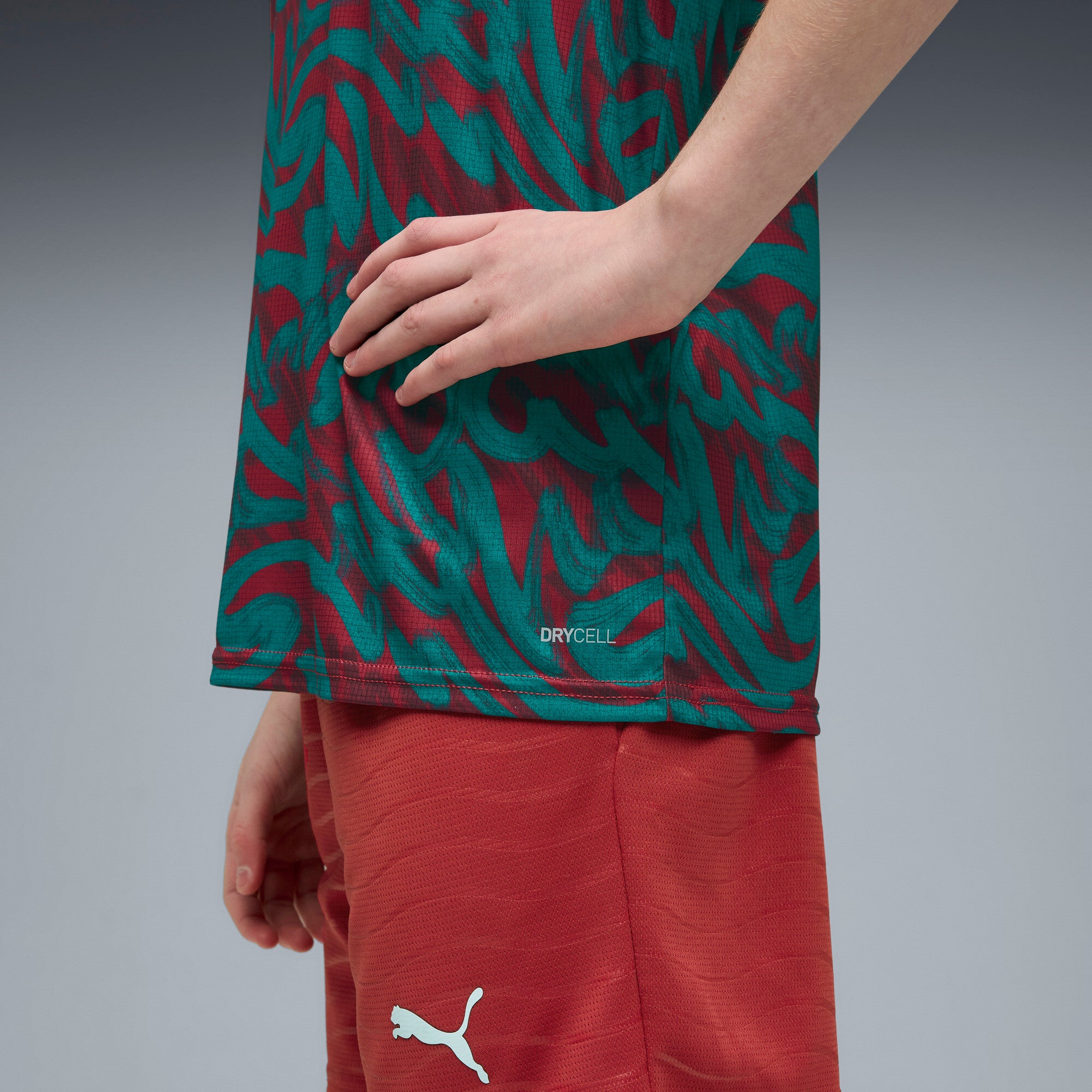 PUMA Portugal 2026 Big Kids' Warm Up Jersey