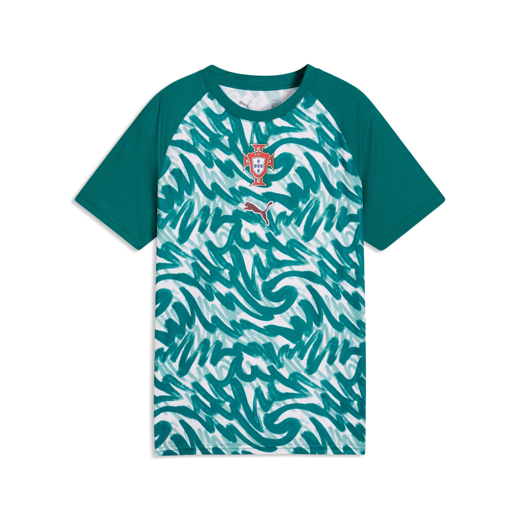 PUMA Portugal 2026 Big Kids' Warm Up Jersey