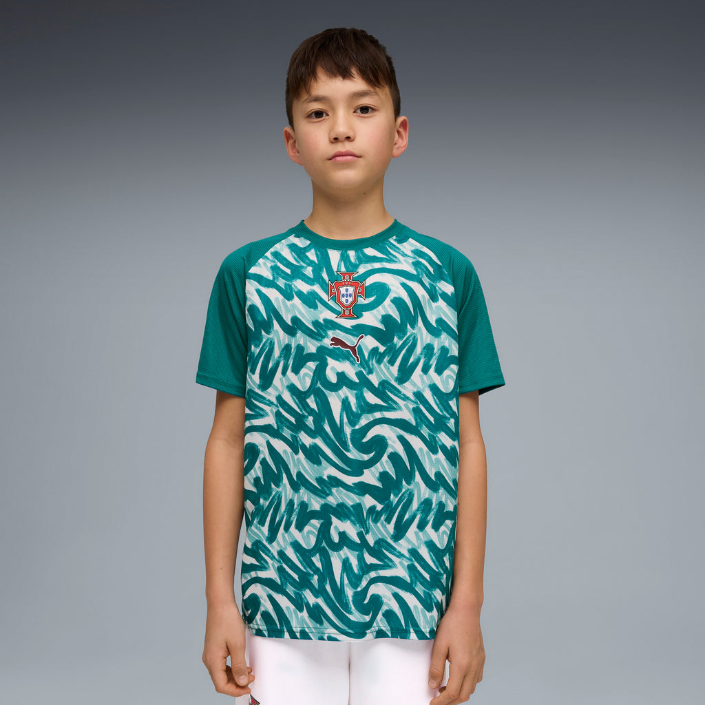 PUMA Portugal 2026 Big Kids' Warm Up Jersey