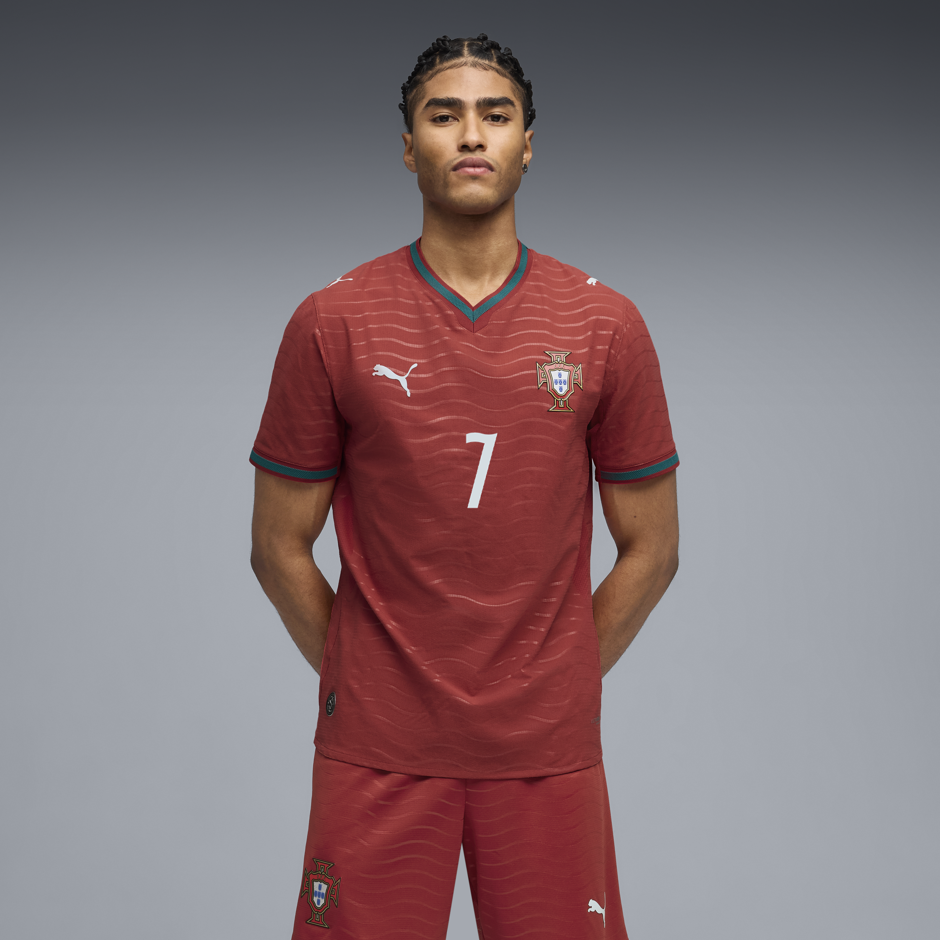 PUMA Portugal 2026 Authentic Ronaldo Home Men's Soccer Jersey