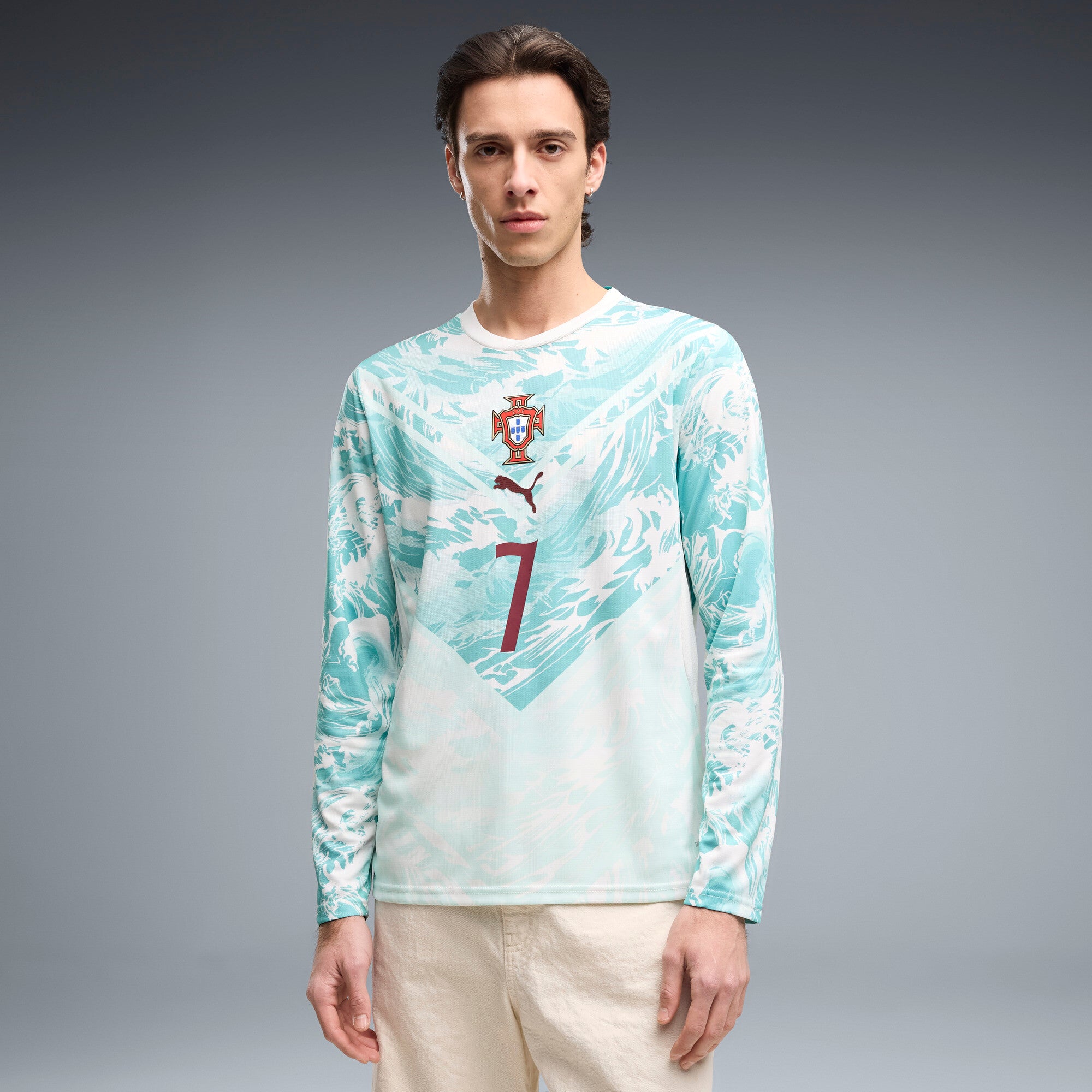 PUMA Portugal 2026 Away Replica Men's Ronaldo Jersey Long Sleeve