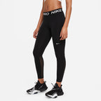 Nike Pro Women's Mid-Rise Mesh-Panelled Leggings