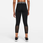 Nike Pro Women's Mid-Rise Crop Mesh-Panel Leggings