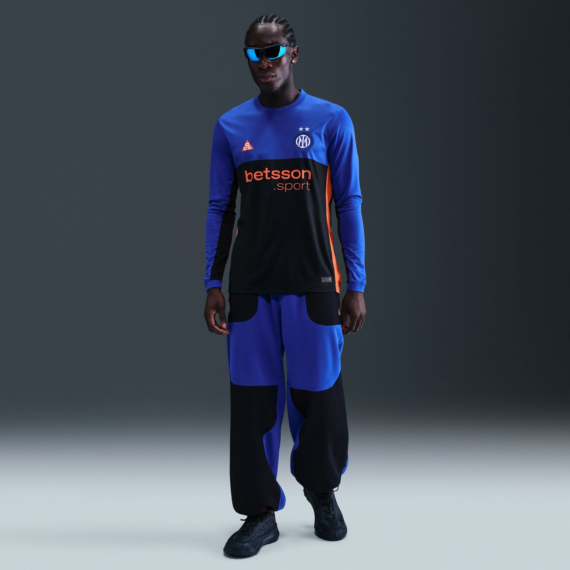 Inter Milan × NIKE ACG GK長袖ユニフォーム S Inter Milan 2026 Stadium SE Men's Nike ACG Dri-FIT Soccer Long