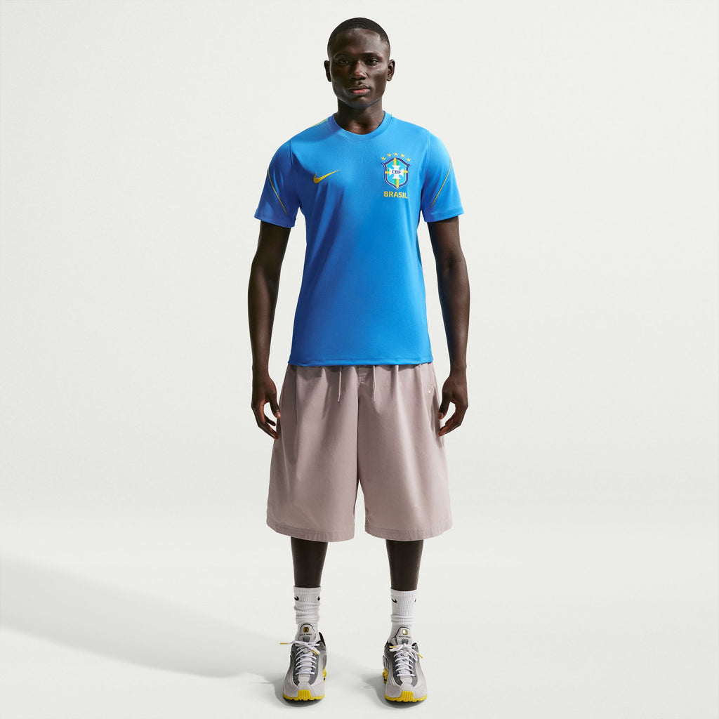 Brazil Strike Men's Nike Soccer Dri-FIT Short-Sleeve Top
