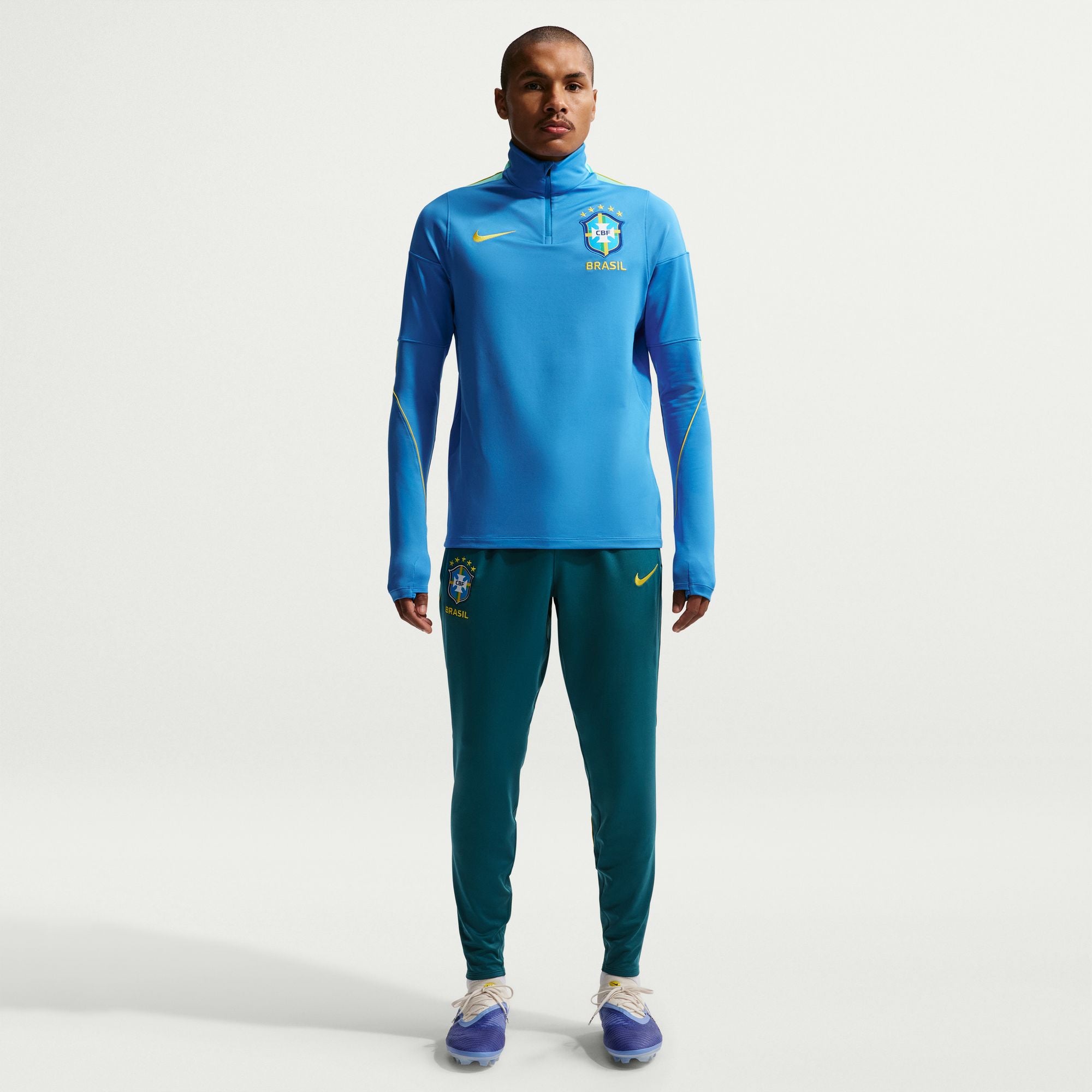Brazil Strike Men's Nike Dri-FIT Soccer Drill Top