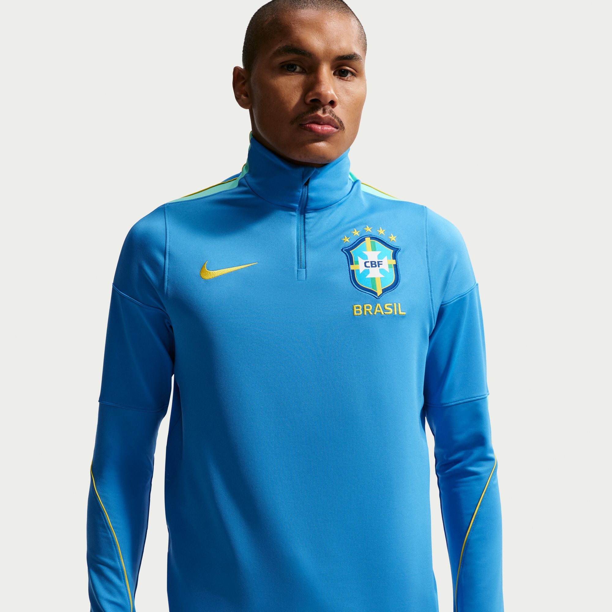 Brazil Strike Men's Nike Dri-FIT Soccer Drill Top