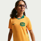 Australia 2026 Stadium Home Older Kids' Nike Dri-FIT Soccer Jersey