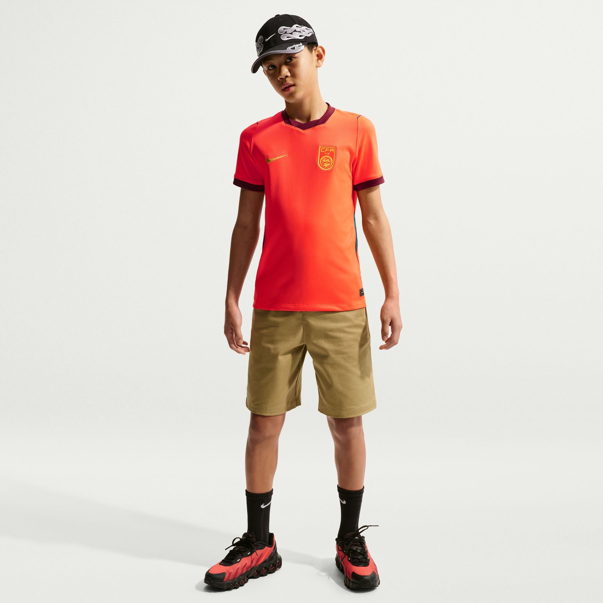 Nike China 2026 Stadium Home Older Kids' Nike Dri-FIT Football Replica Shirt