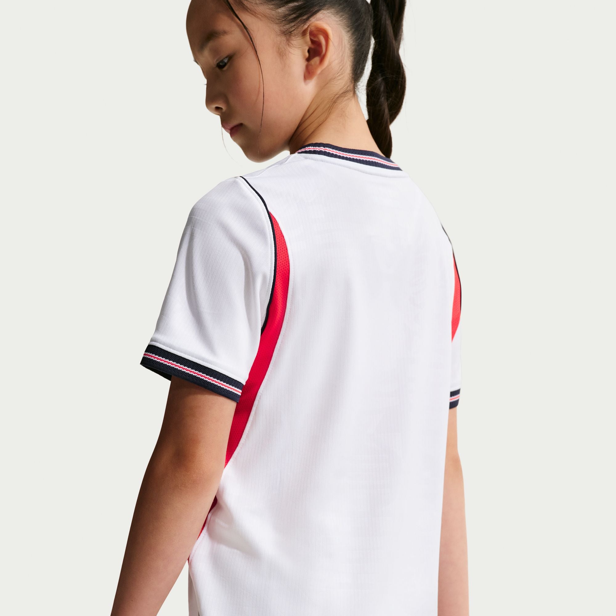 England 2026 Stadium Home Big Kids' Nike Dri-FIT Soccer Replica Jersey